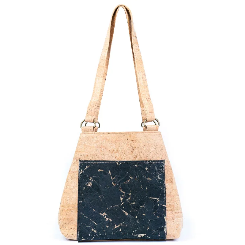 Cork Women's Tote Bag with Front Pocket BAGP-277