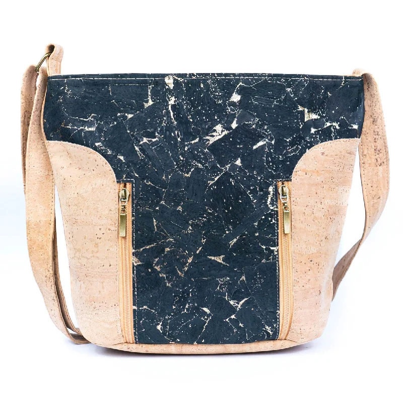 Cork Women's Crossbody Bag with Zippers BAGP-278