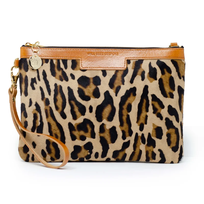 Diana 2 in 1 Clutch - Leopard Print