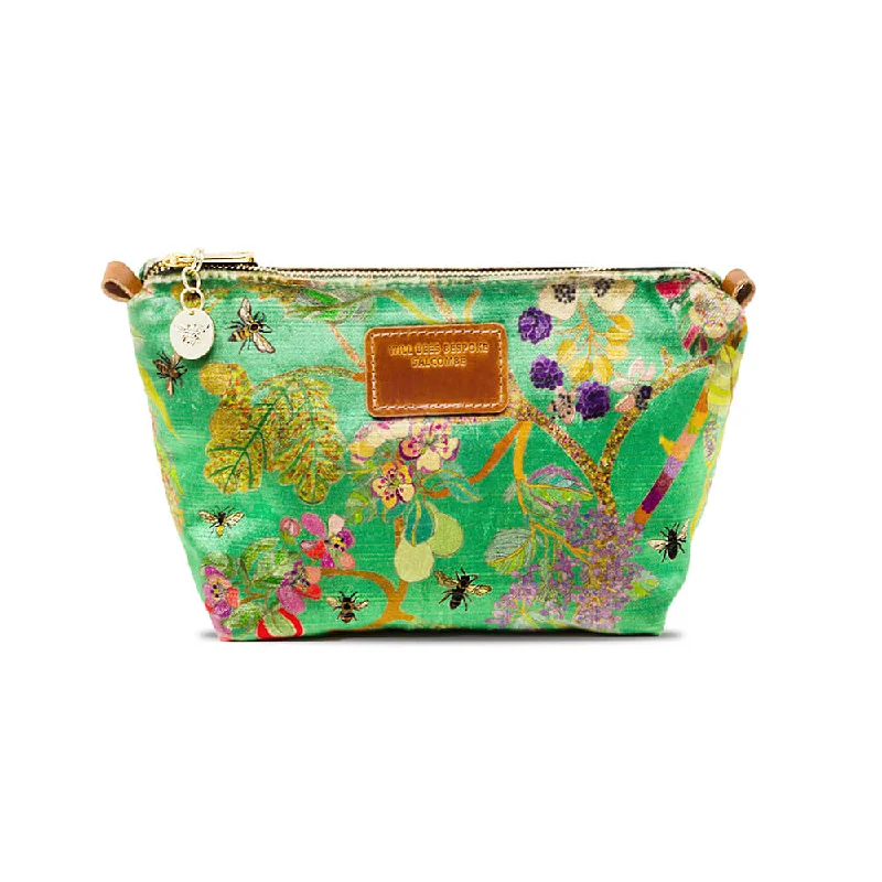 Velvet Make up Bag - Bee Tree in Canopy