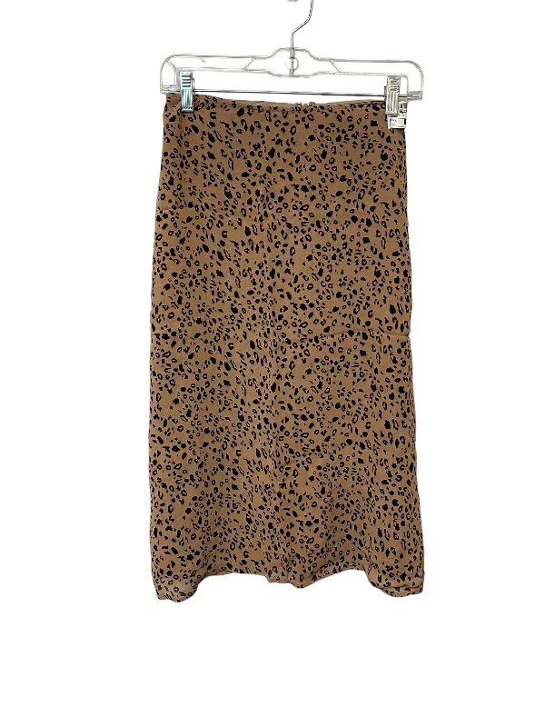 Animal Print Skirt Maxi Reformation, Size 6