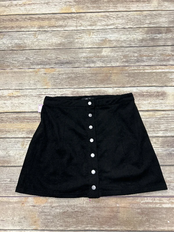 Black Skirt Mini & Short Forever 21, Size L