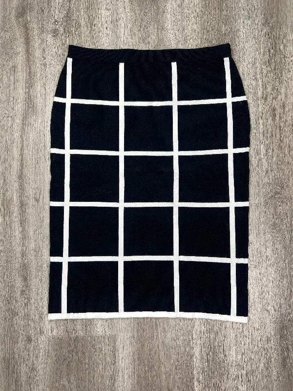 Black & White Skirt Midi Vince Camuto, Size M