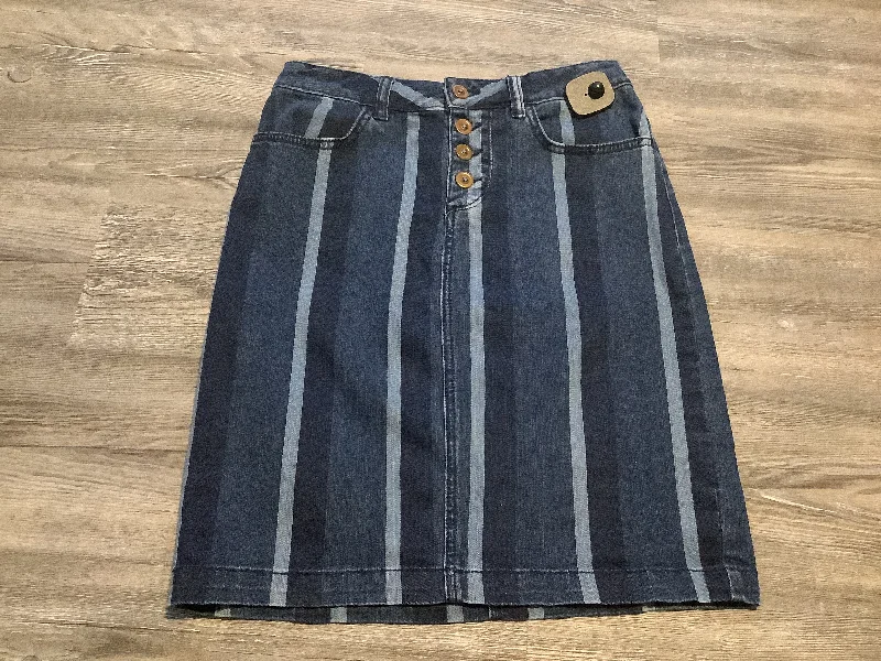 Blue Denim Skirt Midi Maeve, Size 2