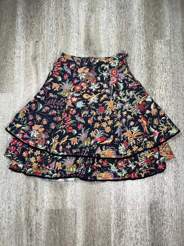 Floral Print Skirt Midi Kenzo Paris , Size S