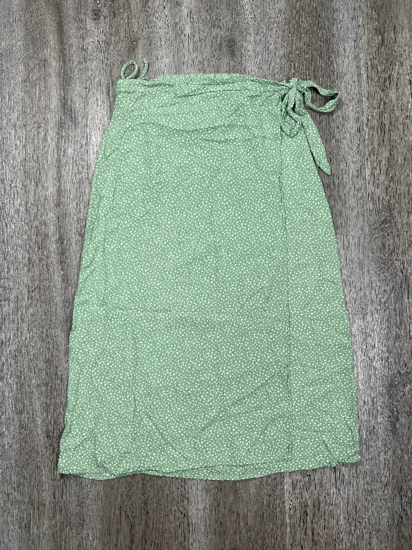 Green Skirt Midi Urban Romantics, Size L