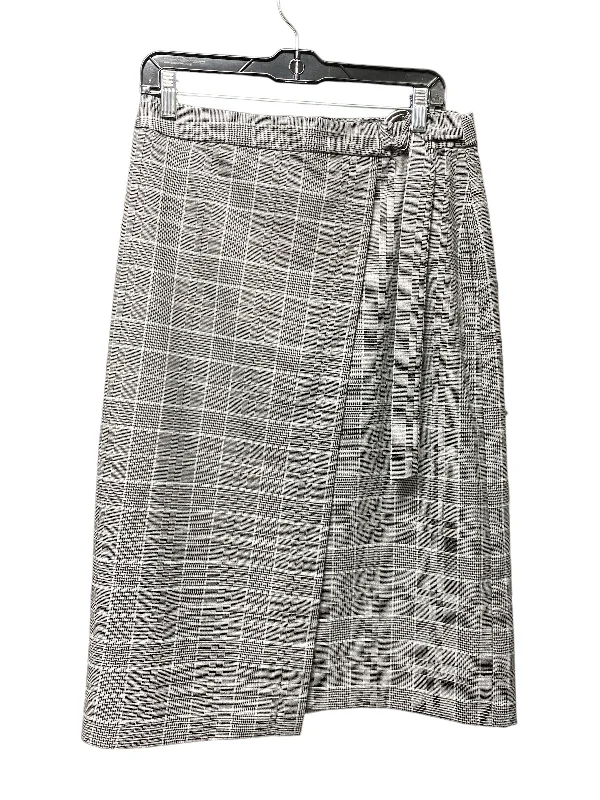 Plaid Pattern Skirt Midi Banana Republic, Size 8